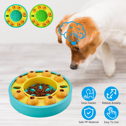 Hond speelt met Puurpoot BrainPaw interactieve voerpuzzel